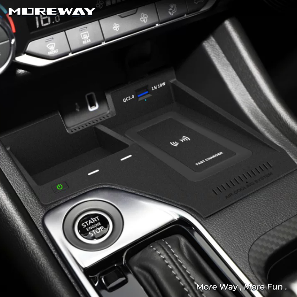 Wireless Car Charger Mount Fast Charging - Soporte para Teléfono de Coche con