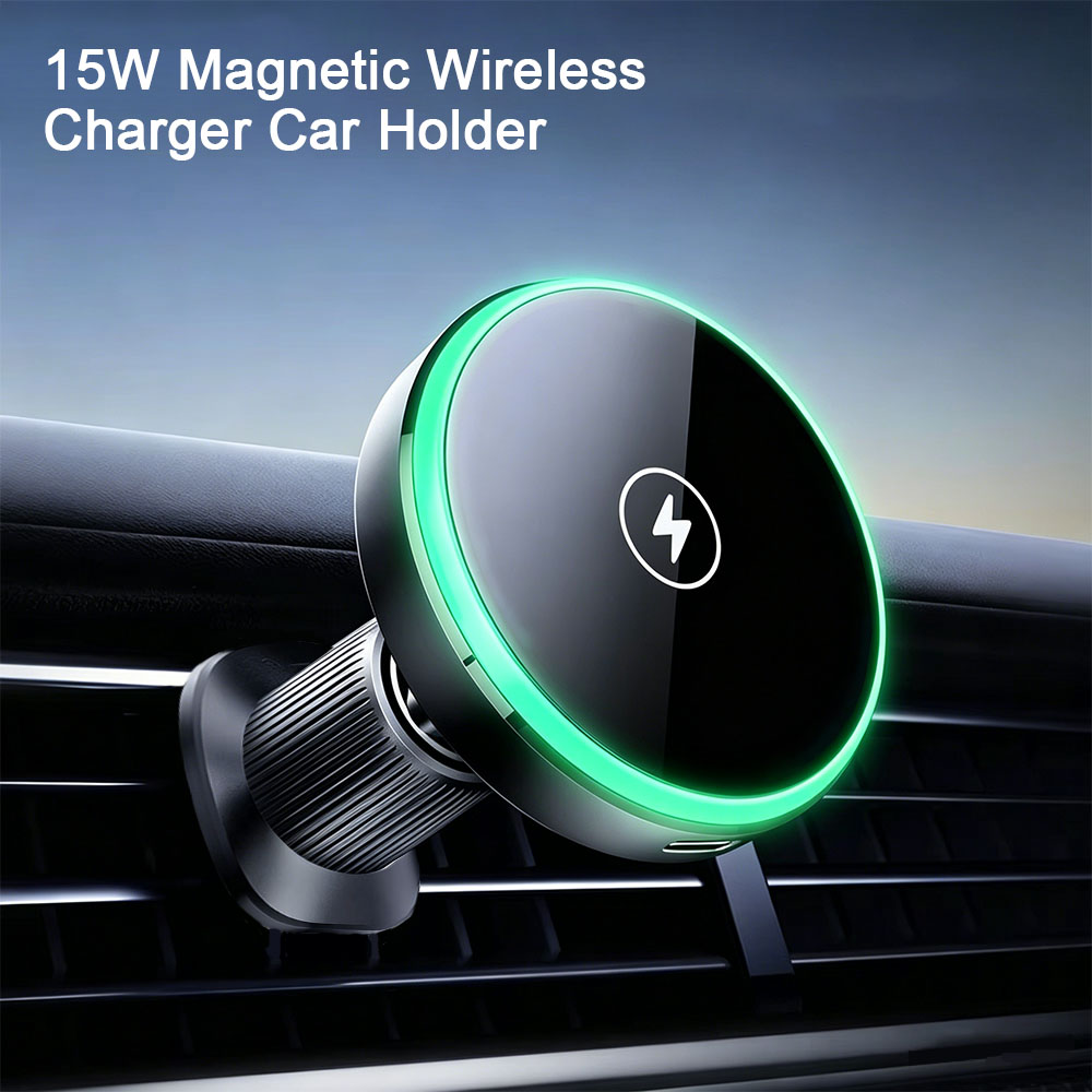 Magnetic Phone Holder For Car Vent - Soporte Magnético Inalámbrico para Coche con