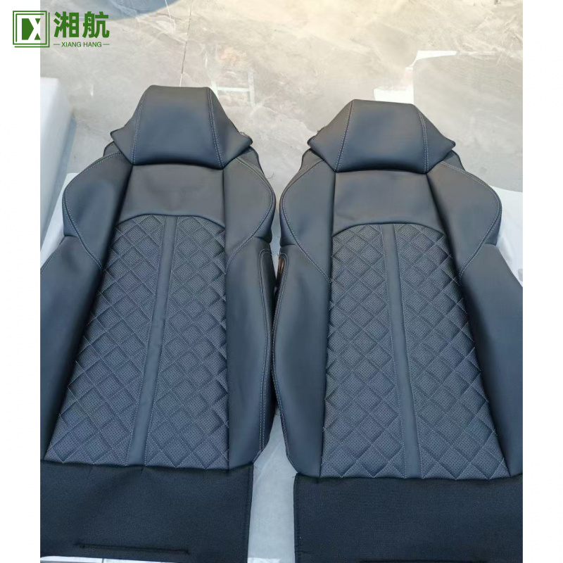 Leather Car Seat Covers Full Set Universal - Adecuado para Audi Diseño de lujo