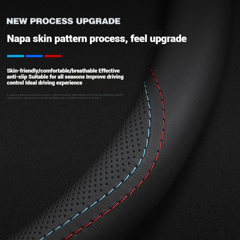 Protector de cuero transpirabl - Car Steering Wheel Cover Anti Slip Breathable reseña y precio