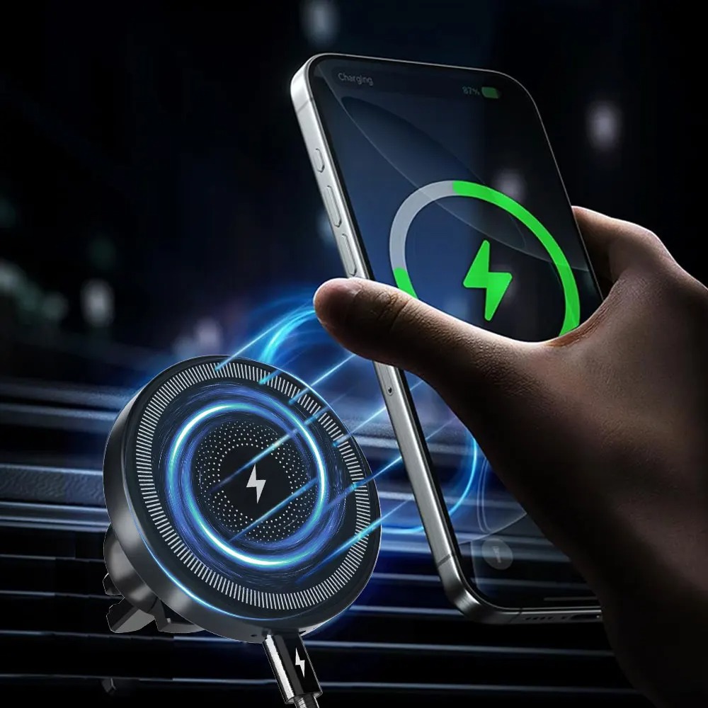 Soporte Magnético Inalámbrico  - Magnetic Phone Holder For Car Vent reseña y precio
