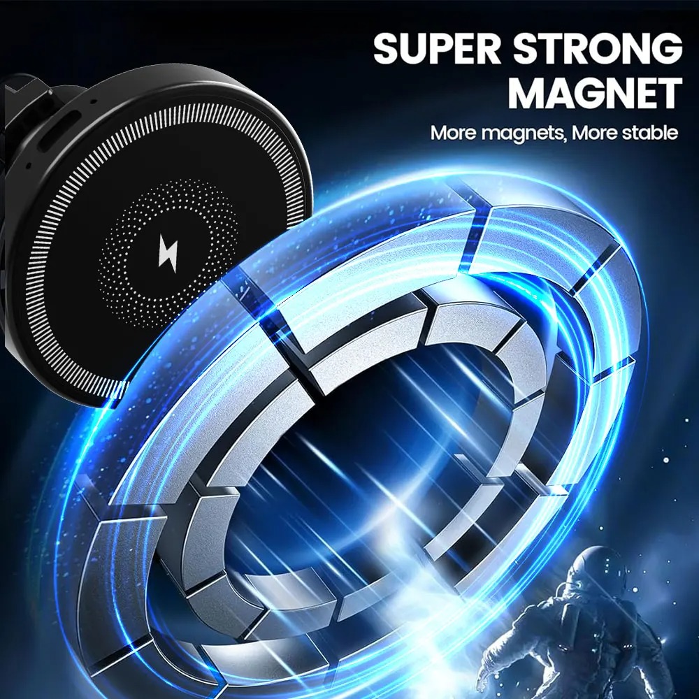 Soporte Magnético Inalámbrico  - Magnetic Phone Holder For Car Vent reseña y precio