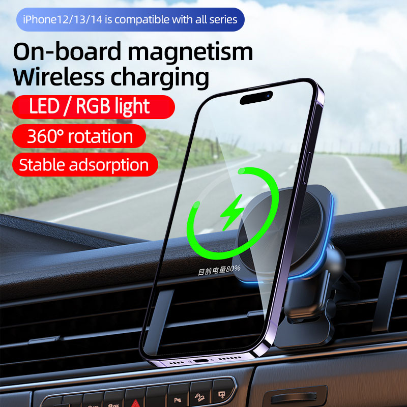 Soporte Magnético Inalámbrico  - Magnetic Phone Holder For Car Vent reseña y precio