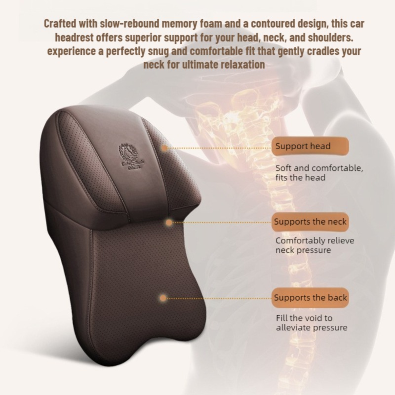 Nuevo Juego de Accesorios Univ - Memory Foam Car Neck Pillow Lumbar Support reseña y precio