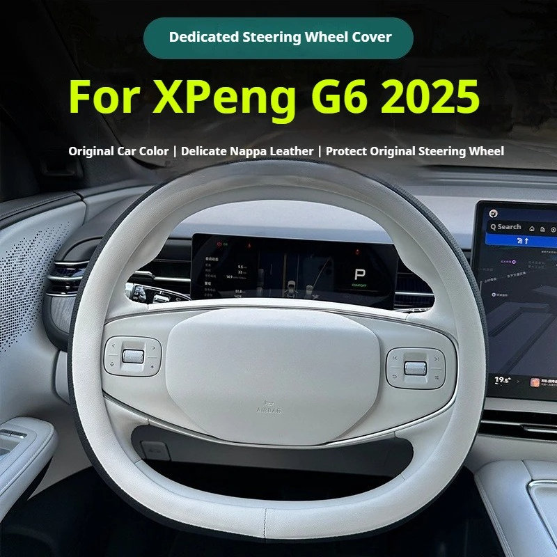 Para Xpeng G6 2025 protector d - Car Steering Wheel Cover Anti Slip Breathable reseña y precio