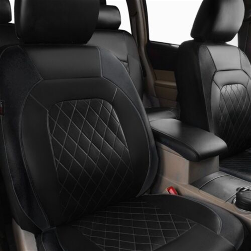 Juego de fundas universales pa - Leather Car Seat Covers Full Set Universal reseña y precio