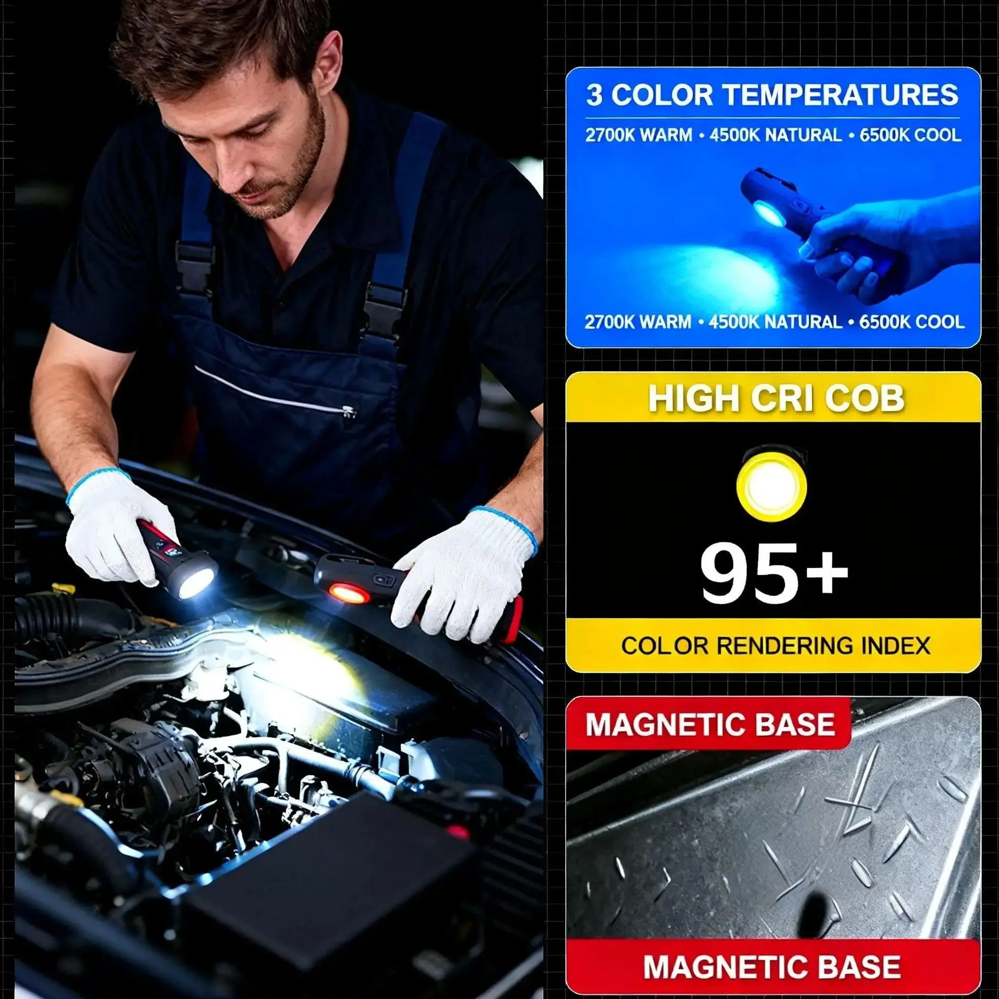 FUNAYA linterna portátil herra - Auto Repair Tools reseña y precio