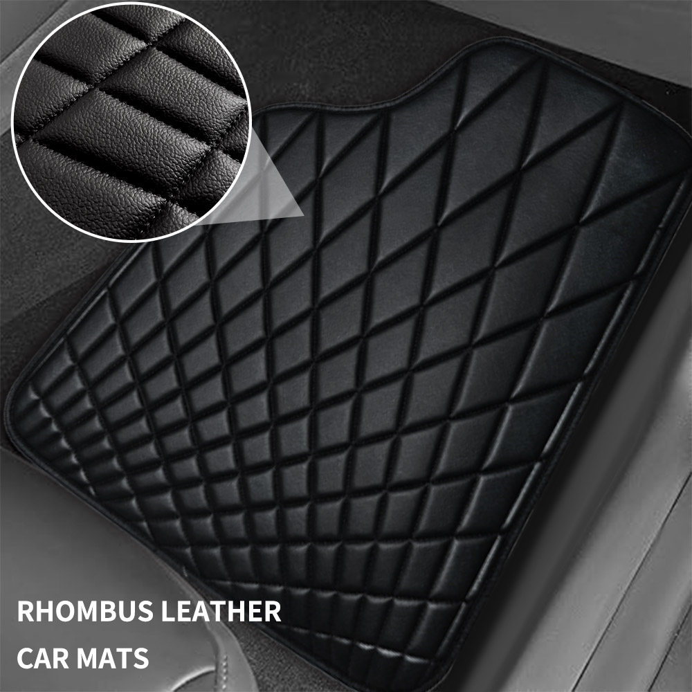 Juego de 5 Alfombrillas Univer - Car Floor Mats Universal Waterproof Leather reseña y precio