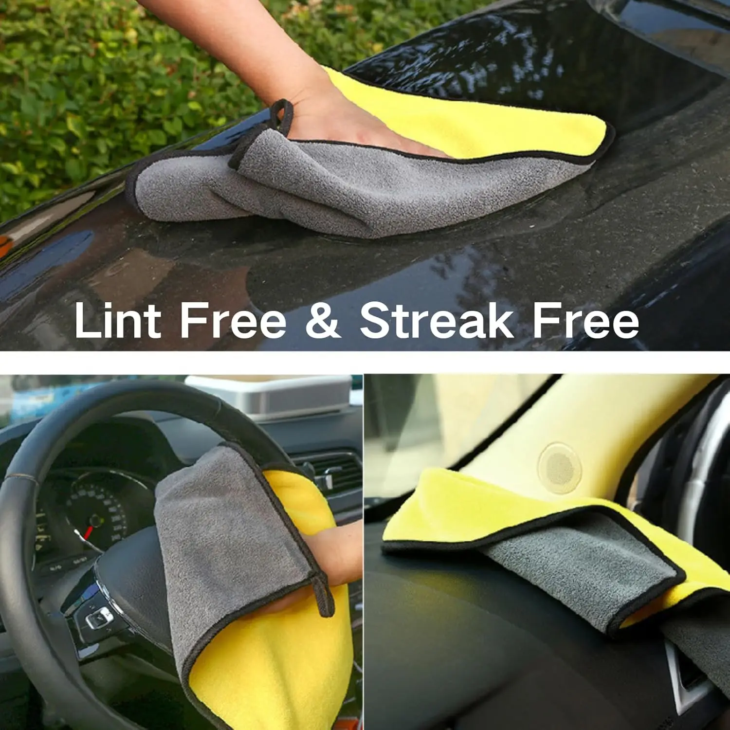 Venta al por mayor de toallas  - Microfiber Car Drying Towel Super Absorbent reseña y precio
