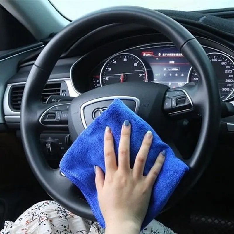 Toallas de limpieza de microfi - Microfiber Car Drying Towel Super Absorbent reseña y precio