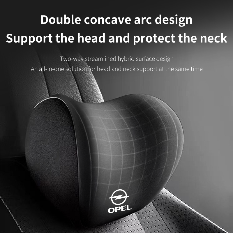 Almohada para reposacabezas de - Memory Foam Car Neck Pillow Lumbar Support reseña y precio