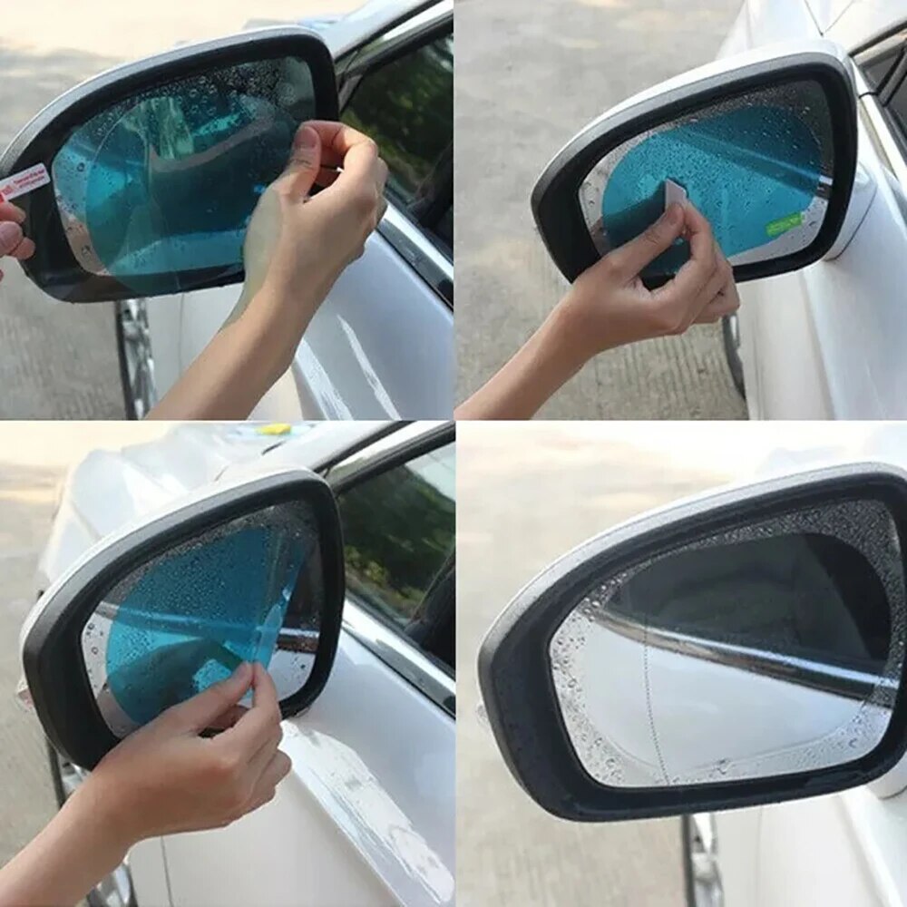 2 piezas de película protector - Anti Glare Car Rearview Mirror Film reseña y precio