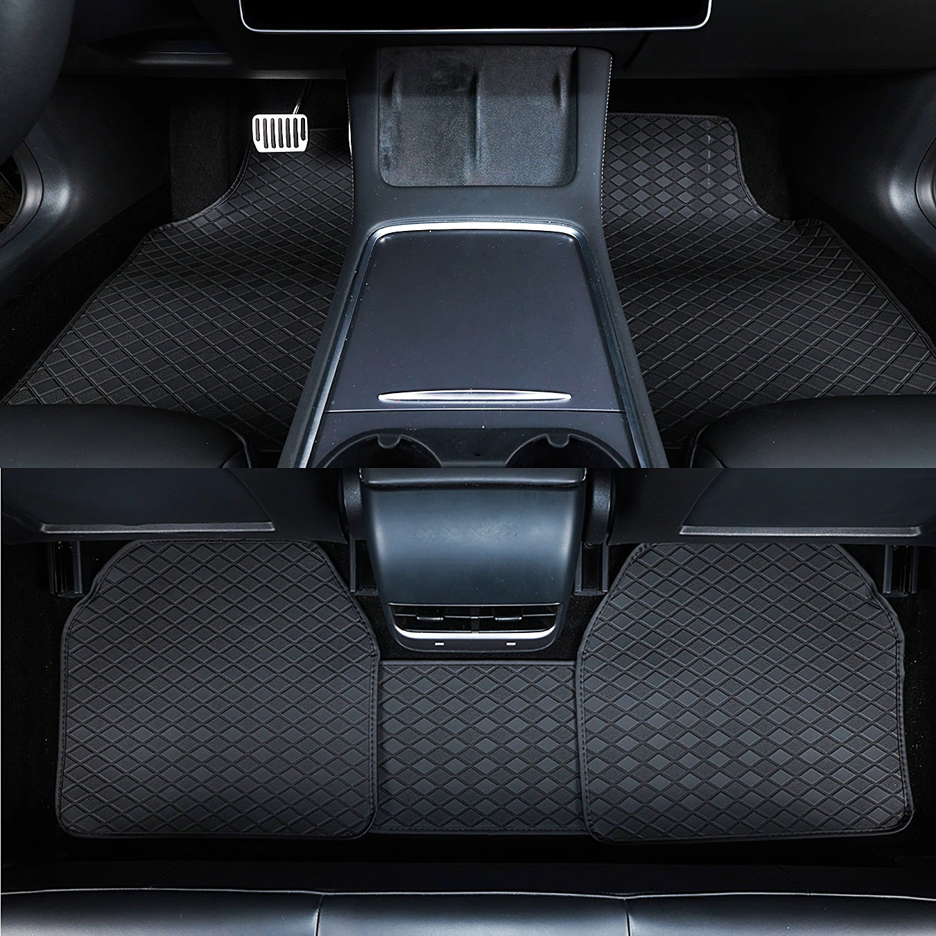 Juego completo de alfombrillas - Car Floor Mats Universal Waterproof Leather reseña y precio