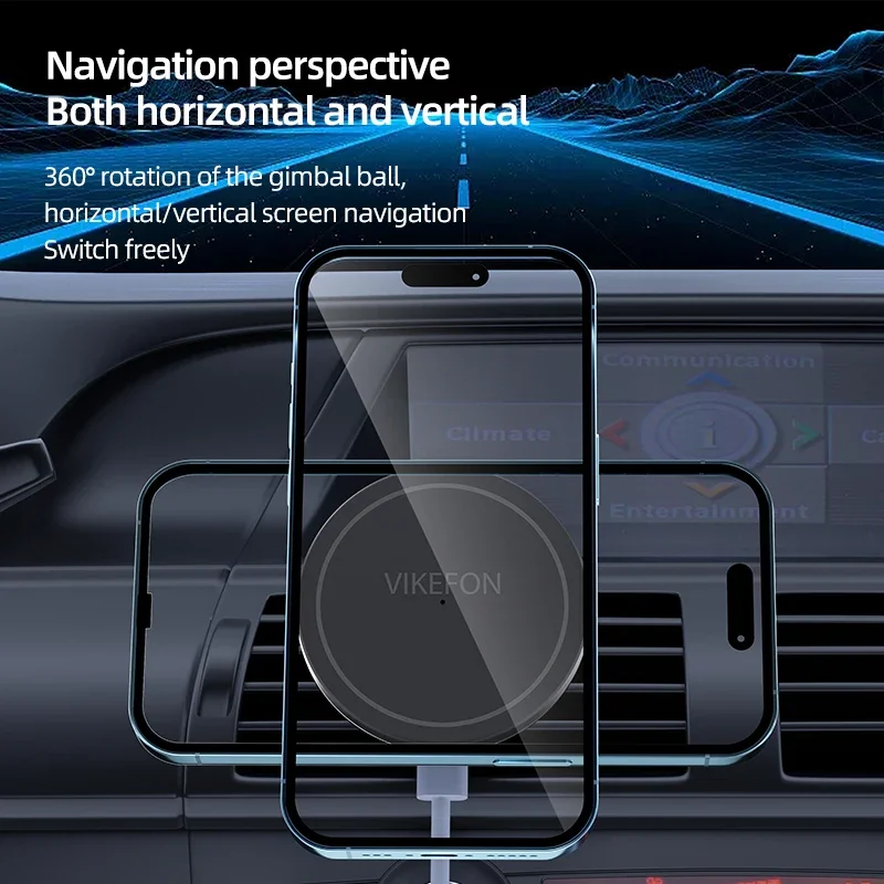 Soporte de teléfono con cargad - Magnetic Phone Holder For Car Vent reseña y precio