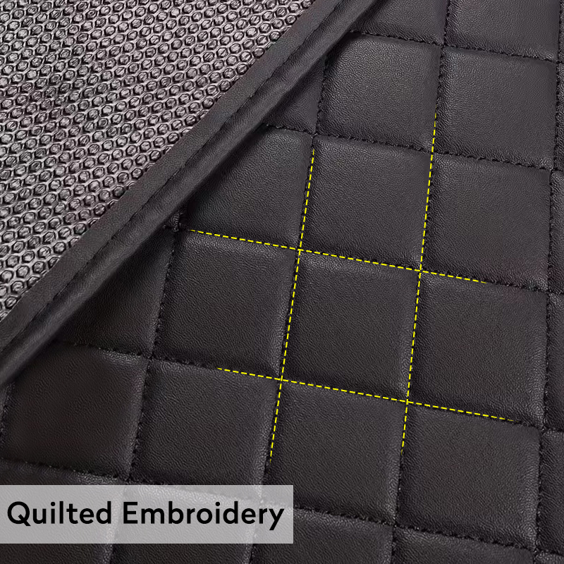 Alfombrillas universales de cu - Car Floor Mats Universal Waterproof Leather reseña y precio