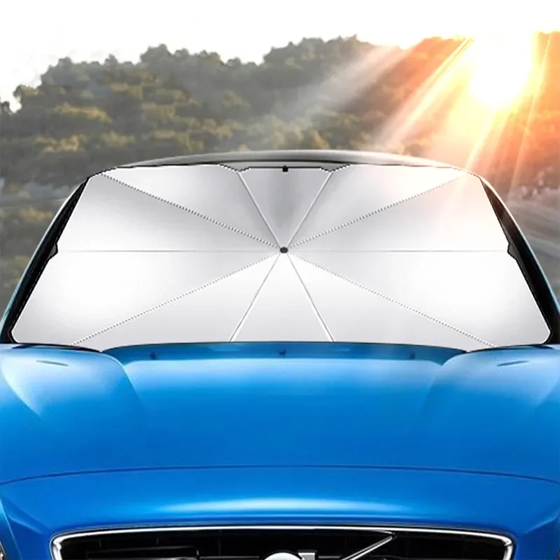 Parasol para coche, parabrisas - Car Sunshade Windshield Umbrella Foldable reseña y precio