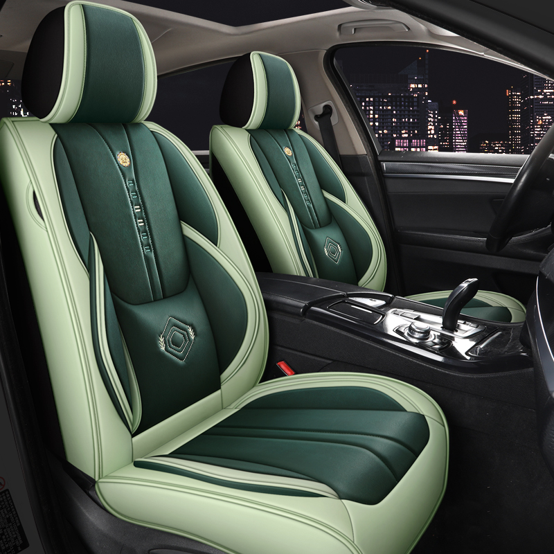 Fundas de Asiento de Coche de  - Leather Car Seat Covers Full Set Universal reseña y precio