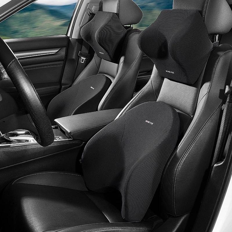 Reposacabezas Lumbar para coch - Memory Foam Car Neck Pillow Lumbar Support reseña y precio